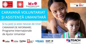 Caravana voluntariat si asistenta umanitara – Oradea, 14 mai